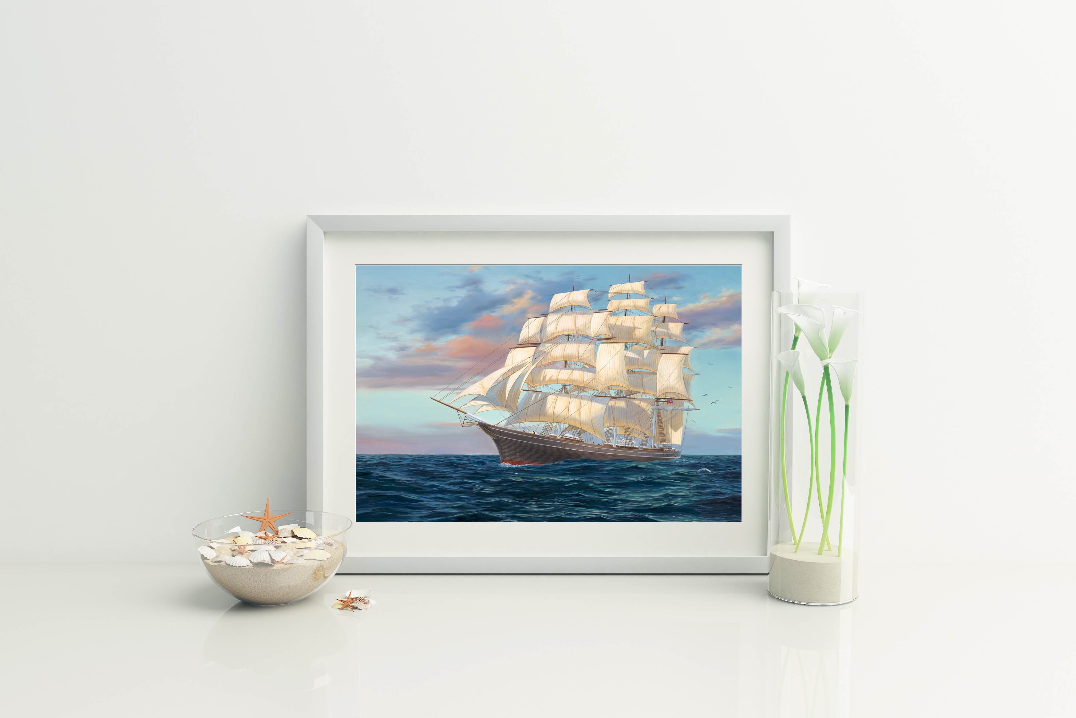The Cutty Sark – Matted Art Print