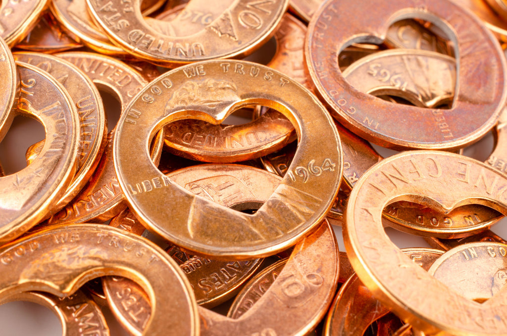 Heart Pennies from Heaven - Heart Penny