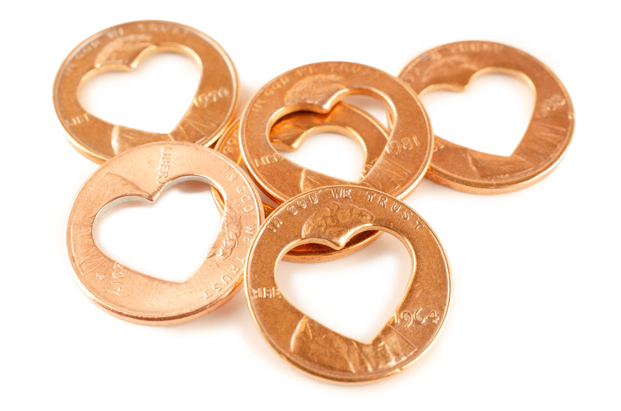 Heart Pennies from Heaven - Heart Penny