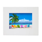 Paradise Awaits – Coastal Matted Art Print