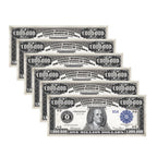 million dollar bill gospel tracts spread showing quantity