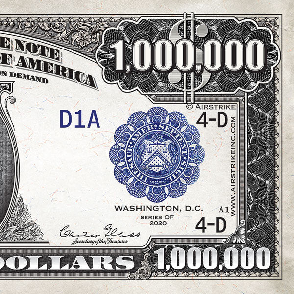 million dollar bill gospel tract back message will you go to heaven when you die