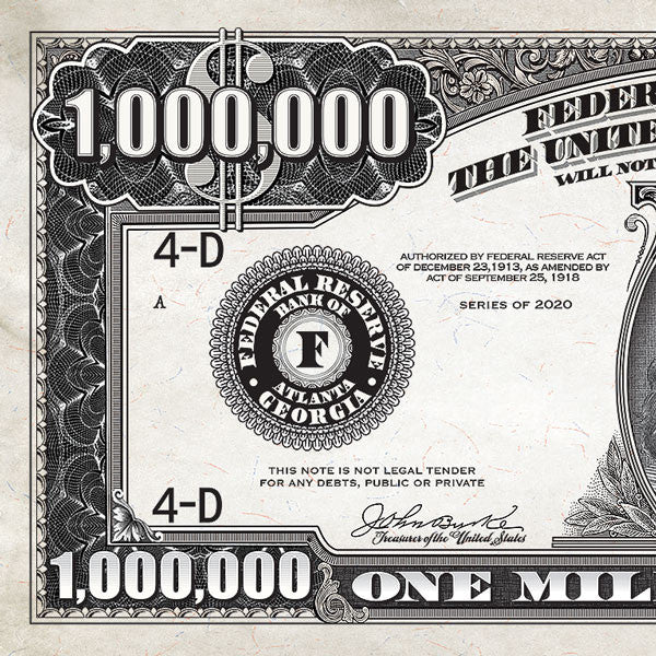 million dollar bill gospel tract gospel message about salvation and eternal life