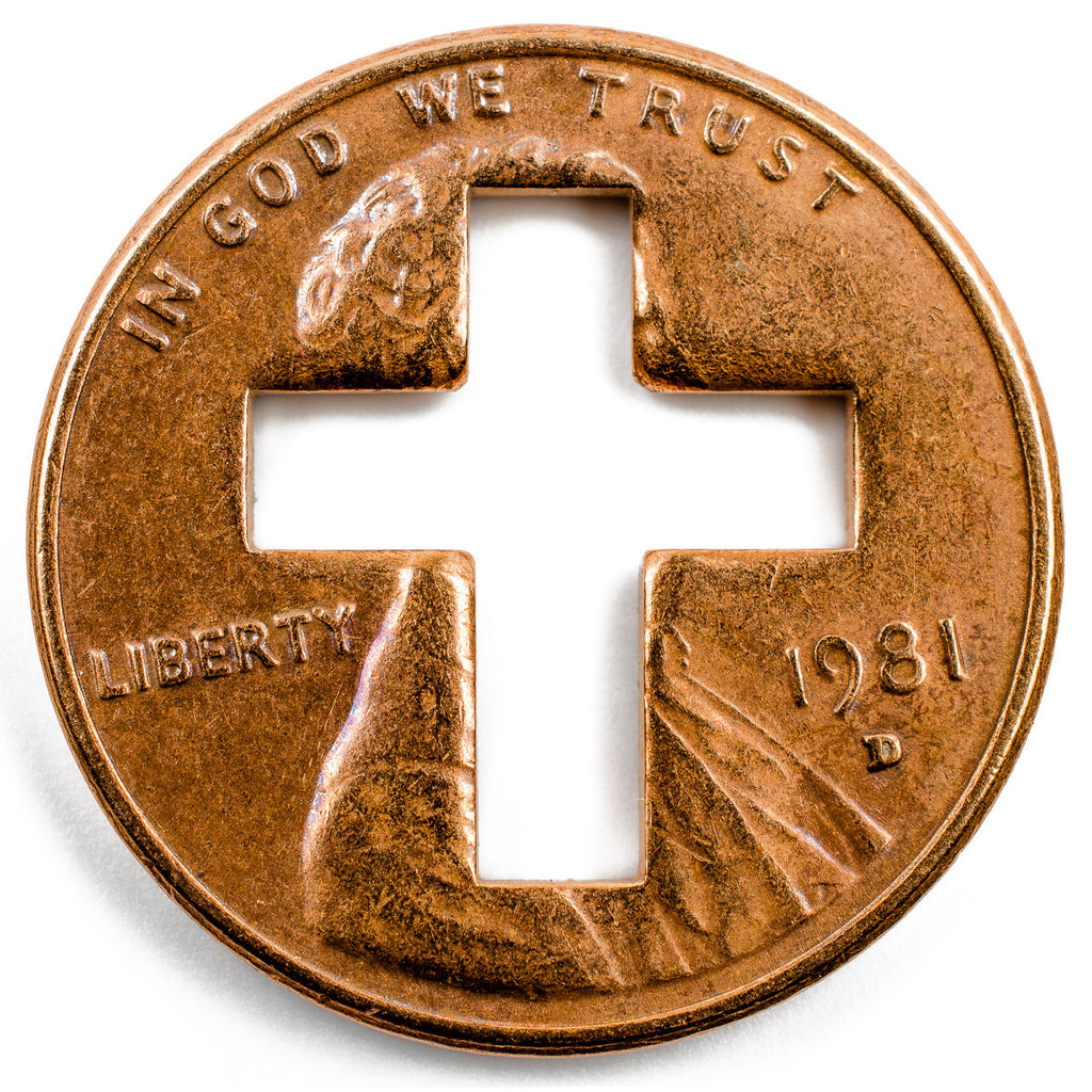Cross and Angel Pennies from Heaven Duo