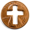 Cross Penny, Cross Pennies, Cross Penny's for Christians