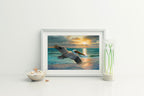 Cruising – Matted Art Print