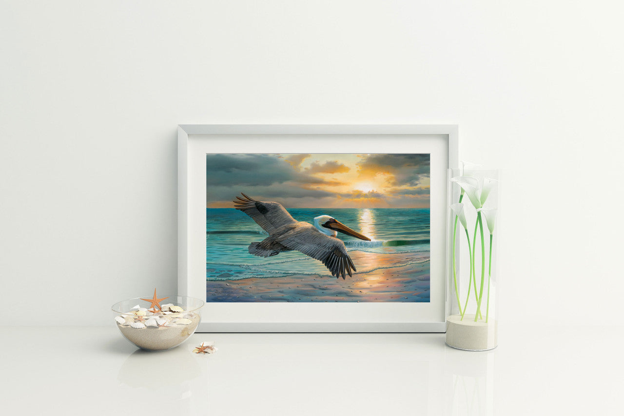 Cruising – Matted Art Print