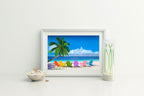 Paradise Awaits – Coastal Matted Art Print