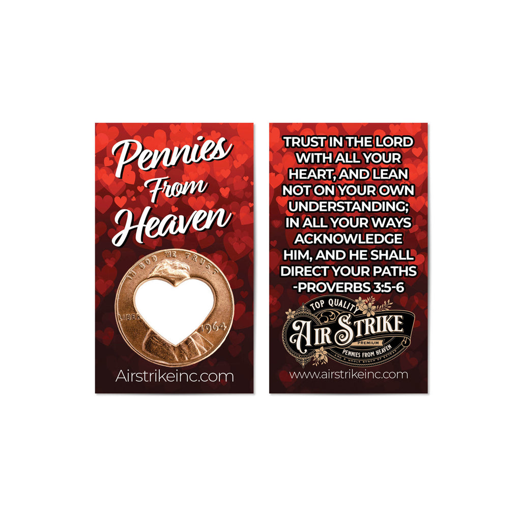 Heart Pennies From Heaven Card - Trust