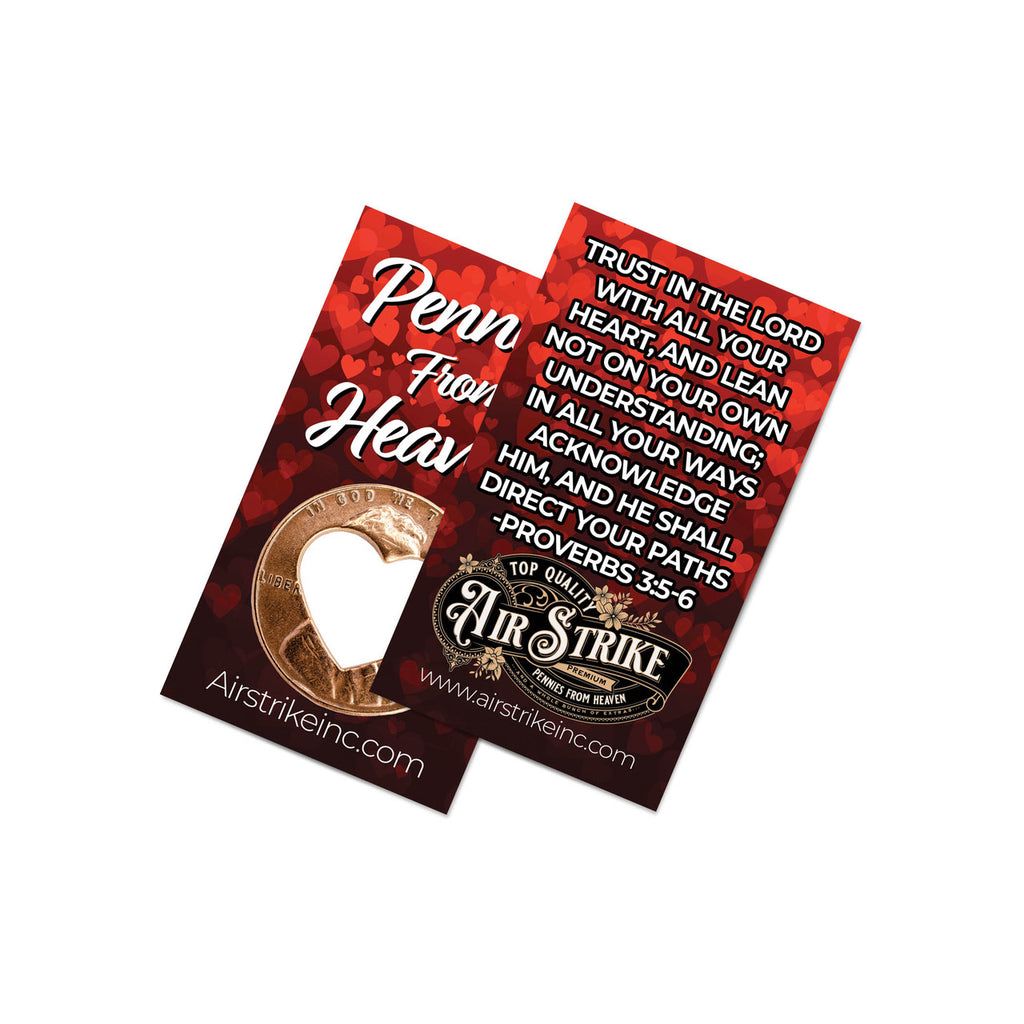 Heart Pennies From Heaven Card - Trust
