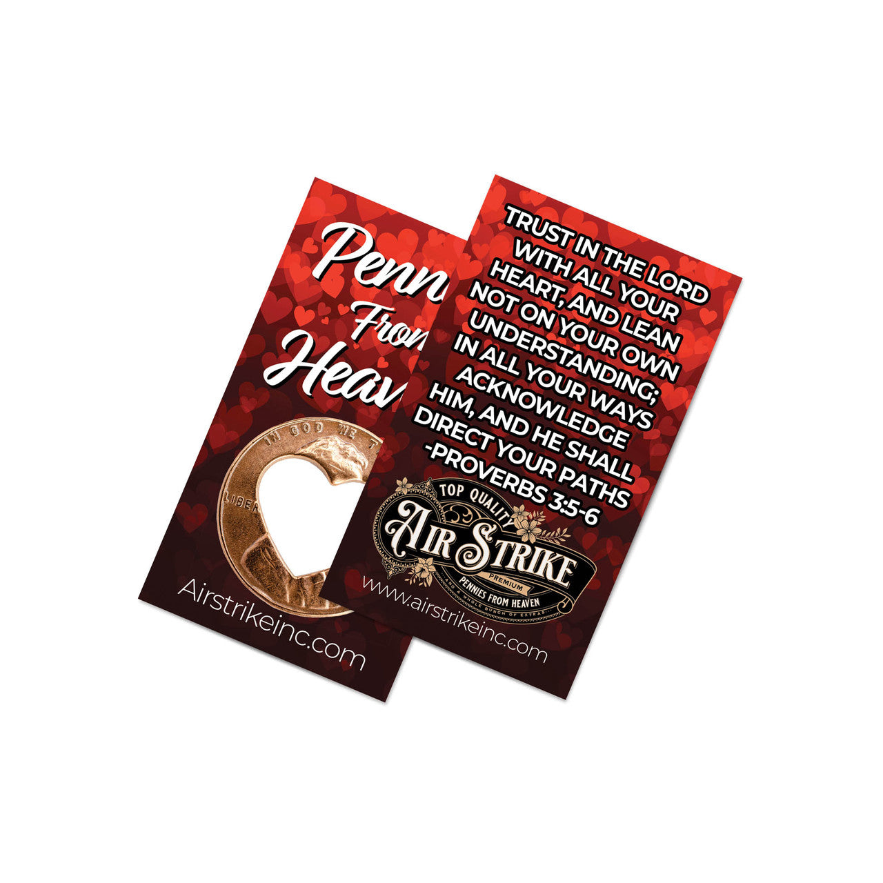 Heart Pennies From Heaven Card - Trust