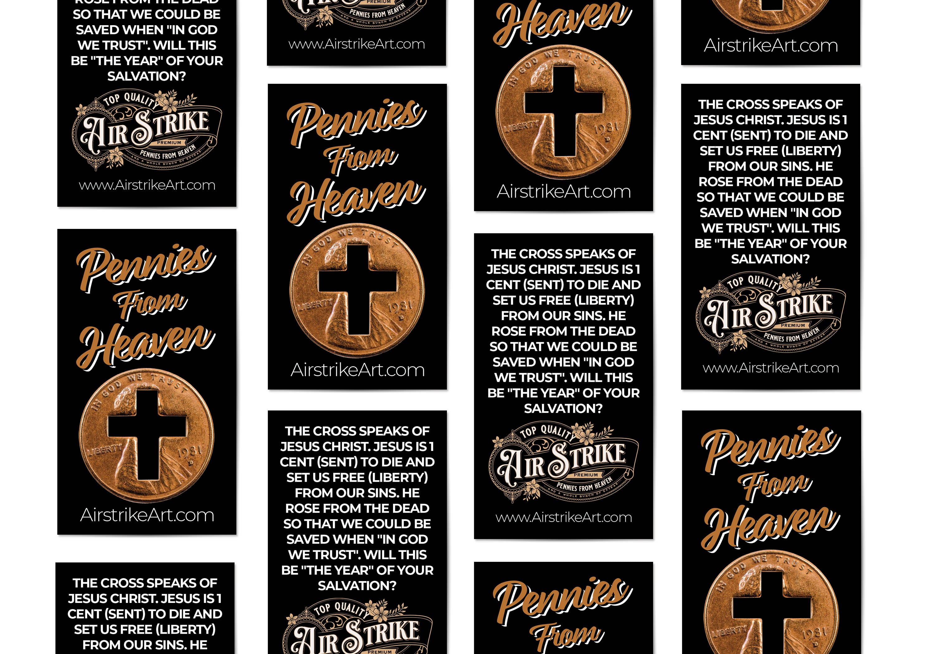 Pennies From Heaven Card - One Sent