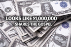 million dollar bill gospel tract stack looks like money shares the gospel